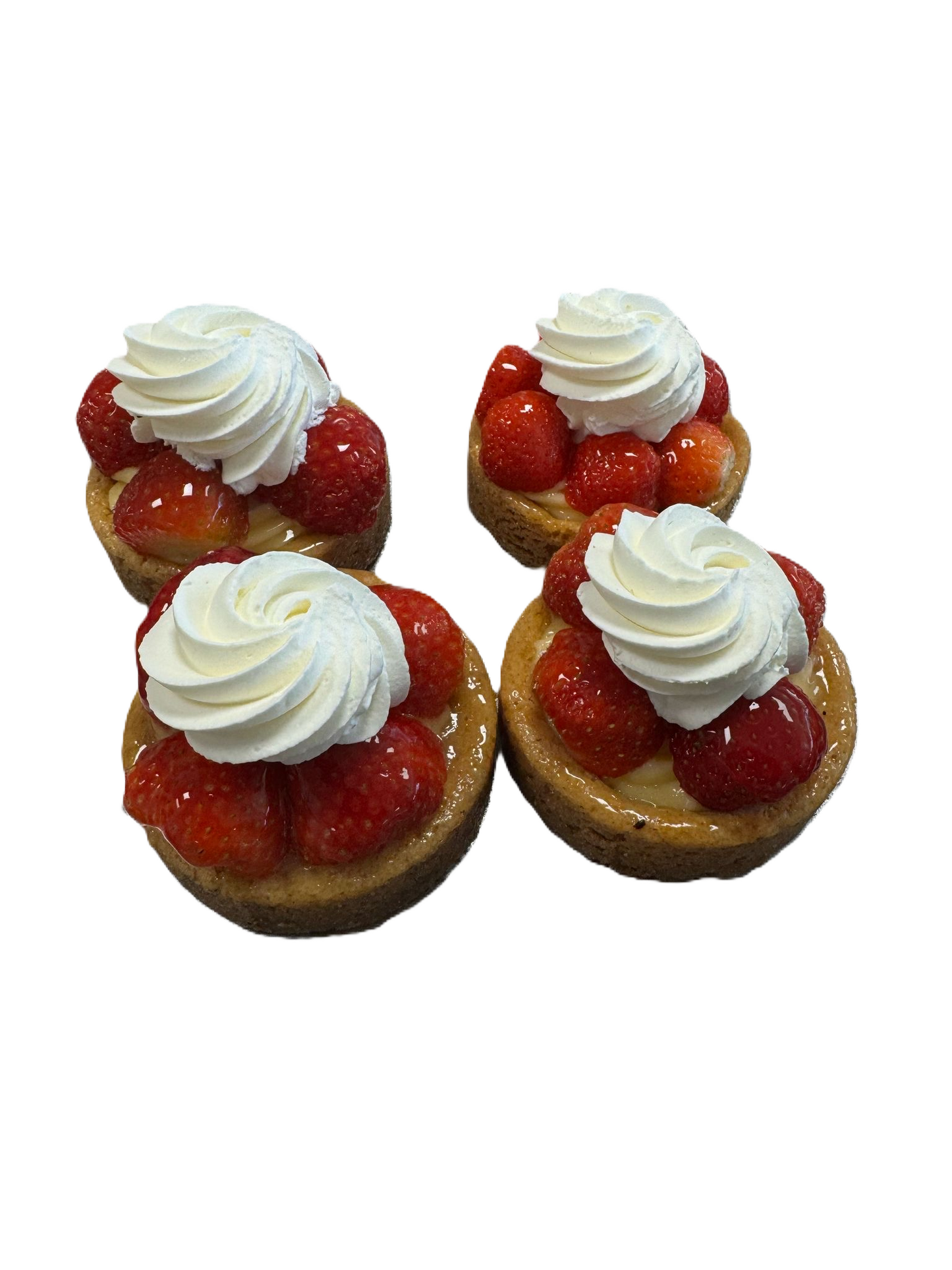 Aardbeienwener gebakje met slagroom - Bakkerij ter Weme-Bischoff