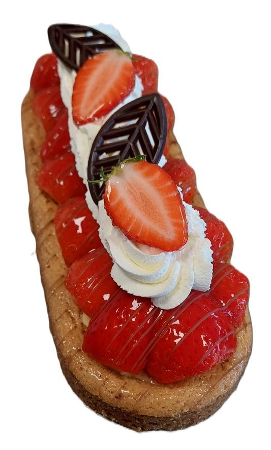 Aardbeienslof met slagroom - Bakkerij ter Weme-Bischoff
