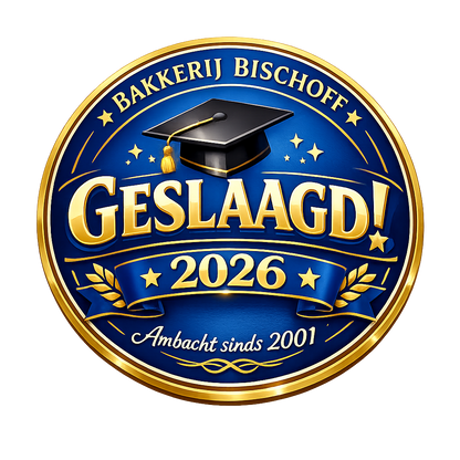 Geslaagd Gebak en Hapjes - Bakkerij ter Weme-Bischoff