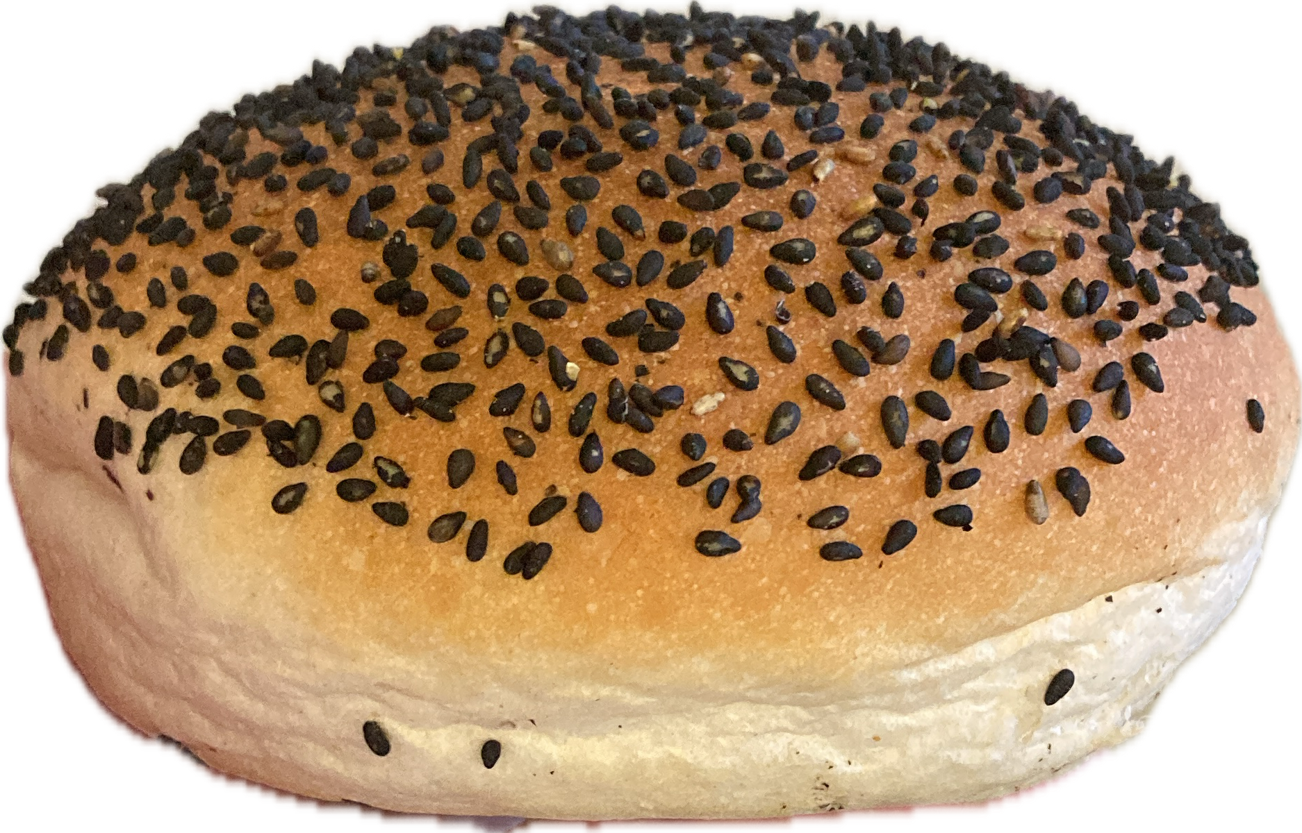 Hamburger-Bol (Zacht kleinbrood) Zwart/Wit 120 grams (30 stuks in krat) - Bakkerij-BO